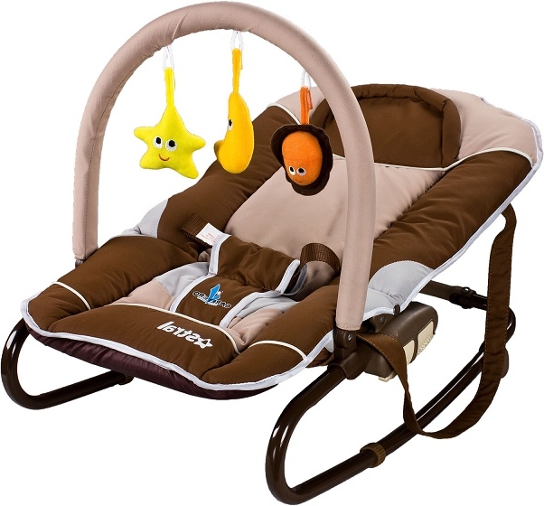 Шезлонг Caretero Astral Brown